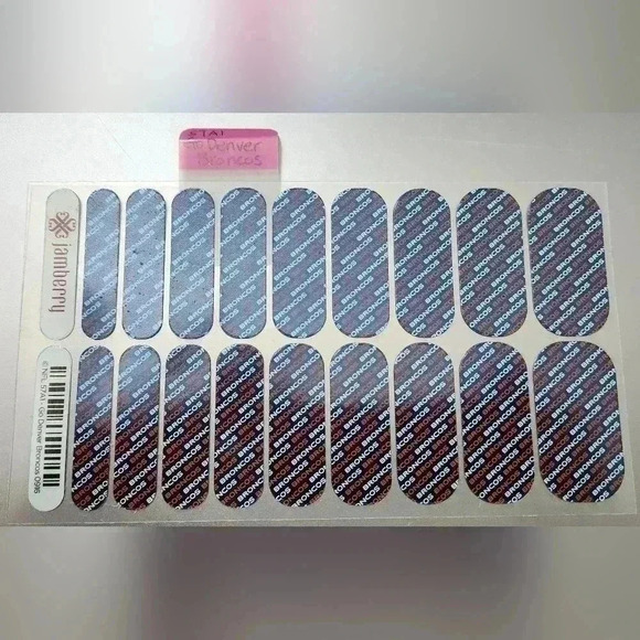 Denver Broncos nail wraps - Picture 1 of 1